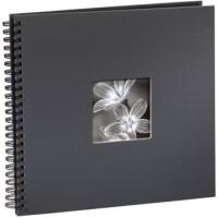 Hama album klasické spirálové FINE ART 36x32 cm, 50 stran, šedé - zvětšit obrázek